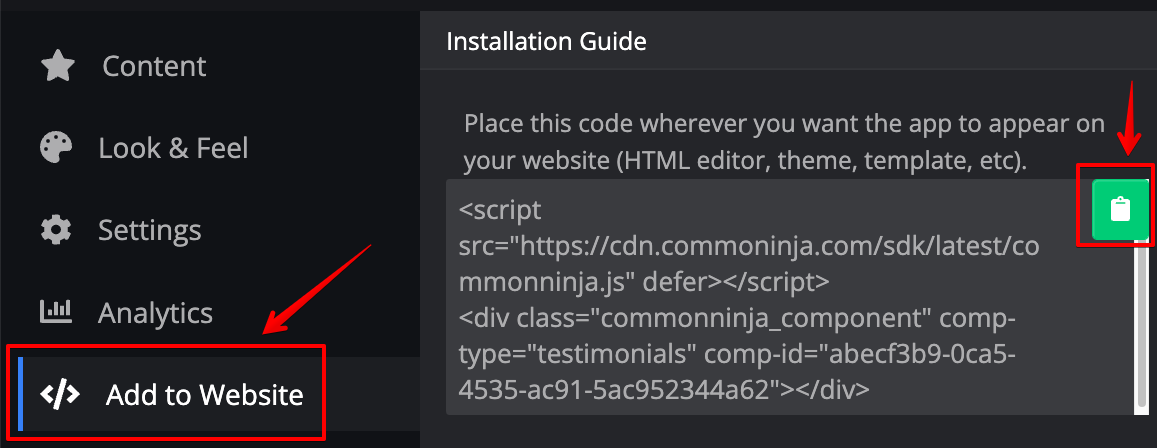 Copy the Bracket Maker add-on’s code.