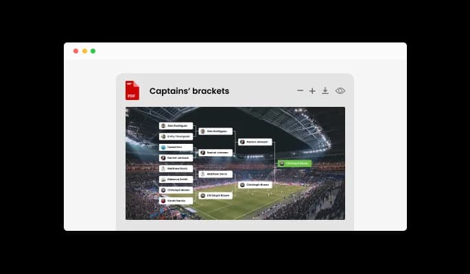 Bracket Maker - Export Brackets for Teachable as a PDF or image